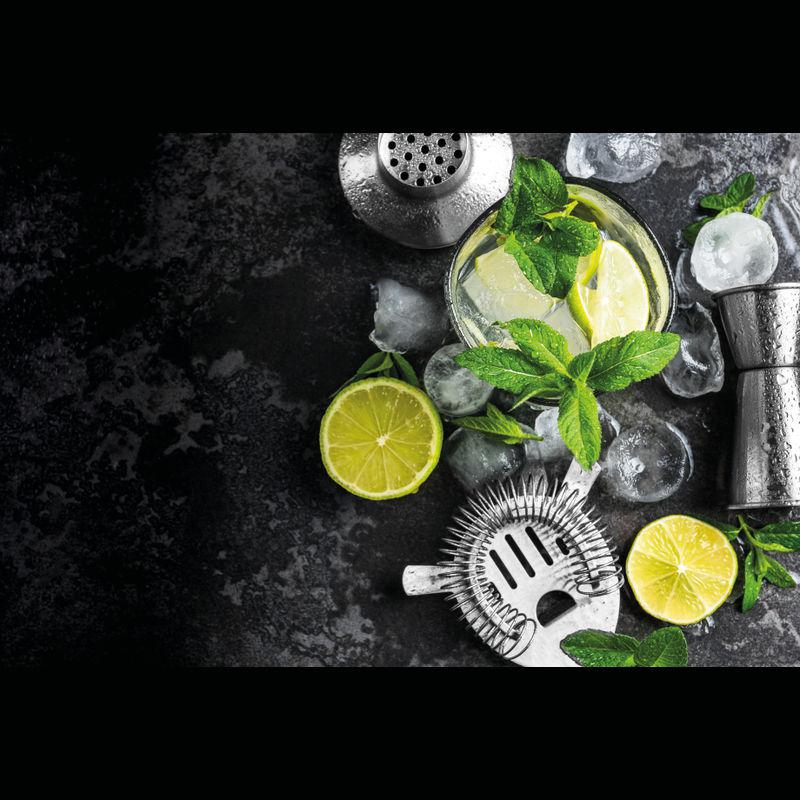 Set cocktail în cutie cadou Gri