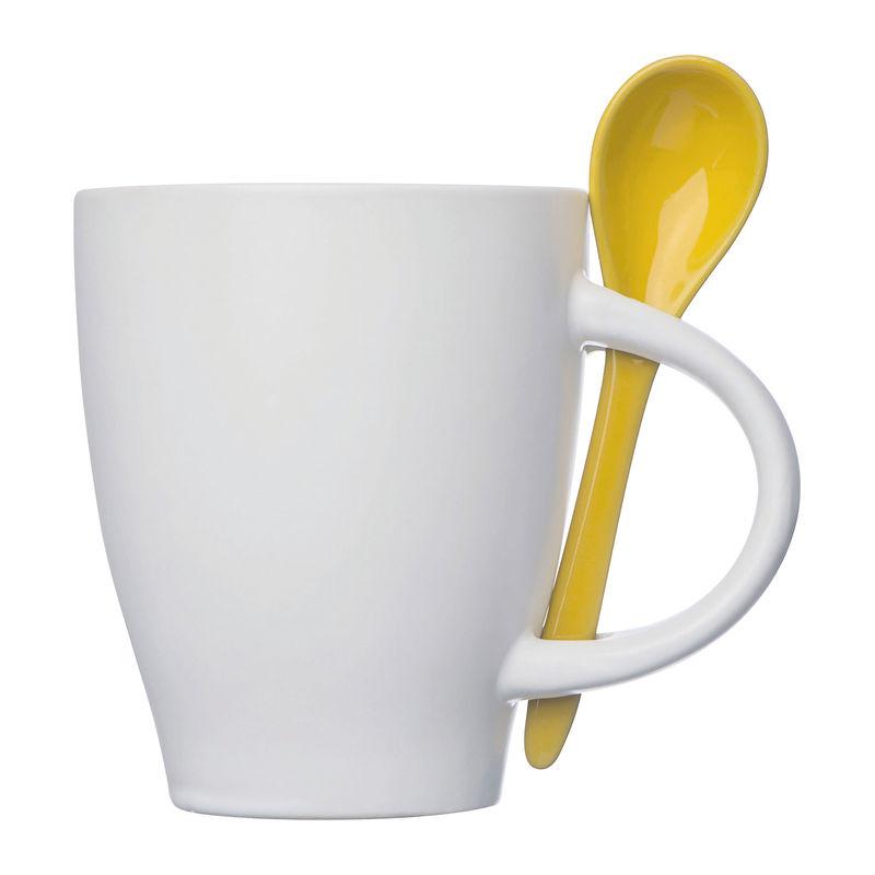 Cană ceramică de 250 ml Galben