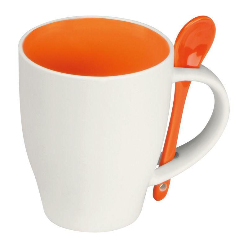 Cană ceramică de 250 ml Portocaliu