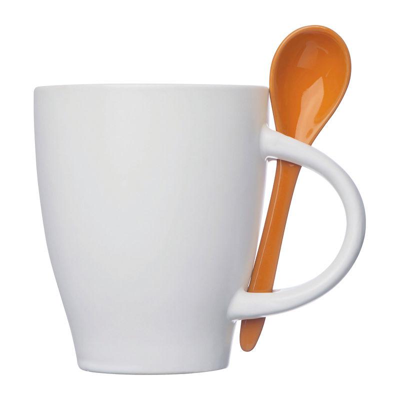 Cană ceramică de 250 ml Portocaliu