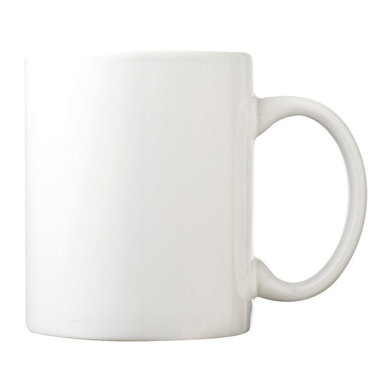 Cană ceramică pentru cafea Alb