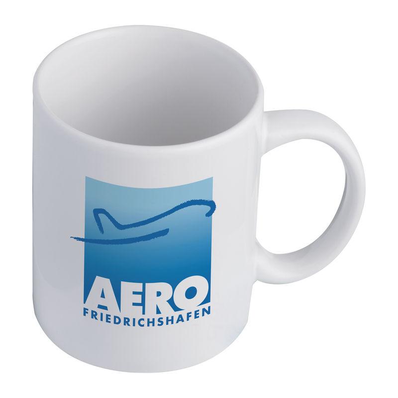 Cană ceramică pentru cafea Alb