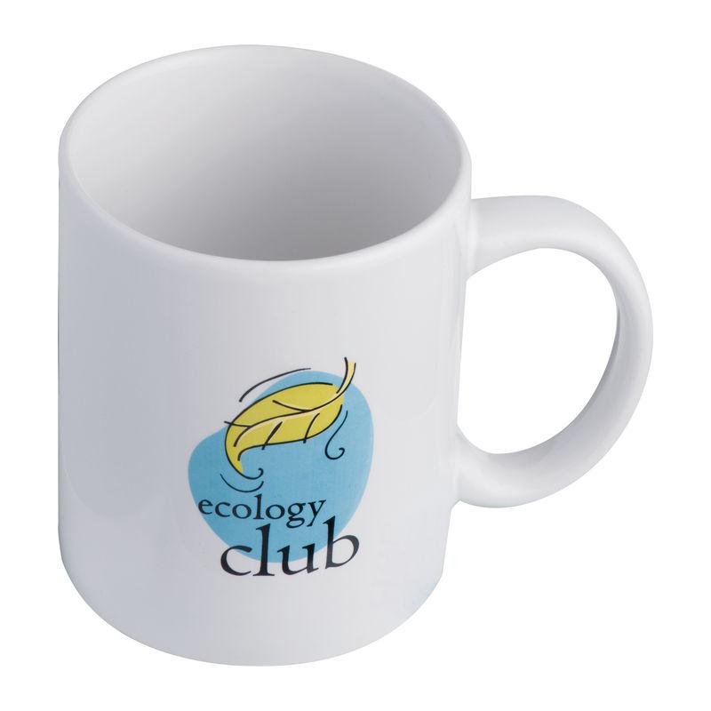 Cană ceramică pentru cafea Alb