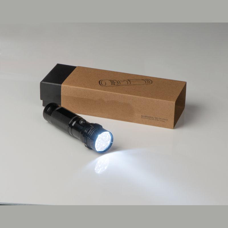 Lanternă cu 14 LED-uri Negru