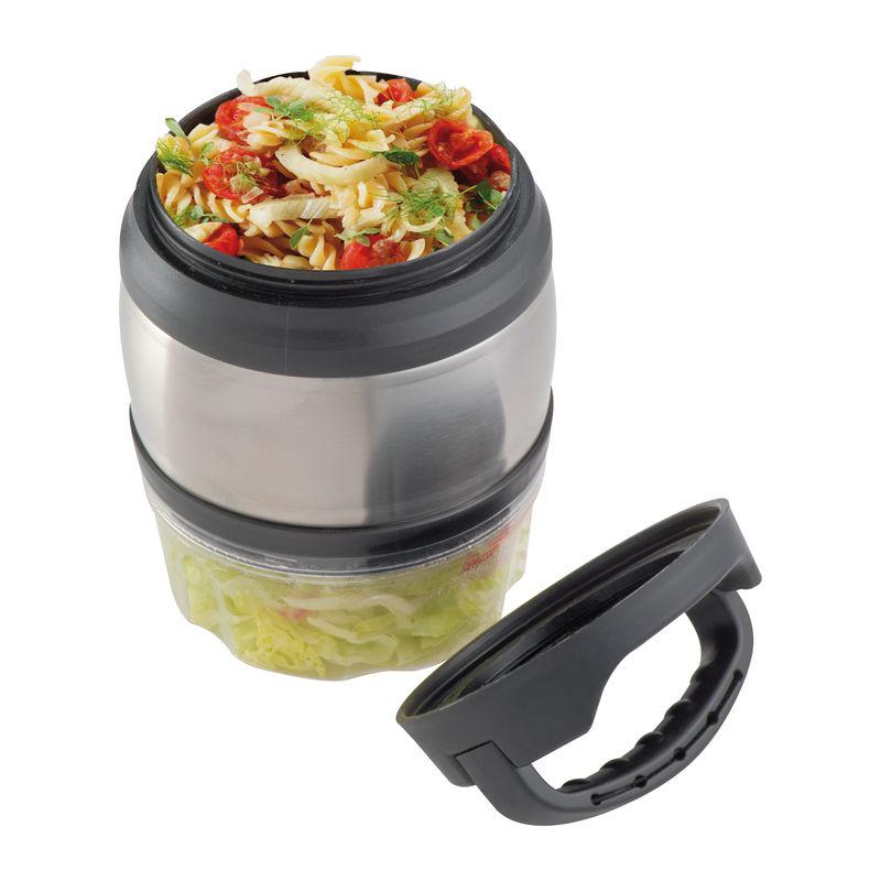 Caserolă de prânz cu mâner Gri