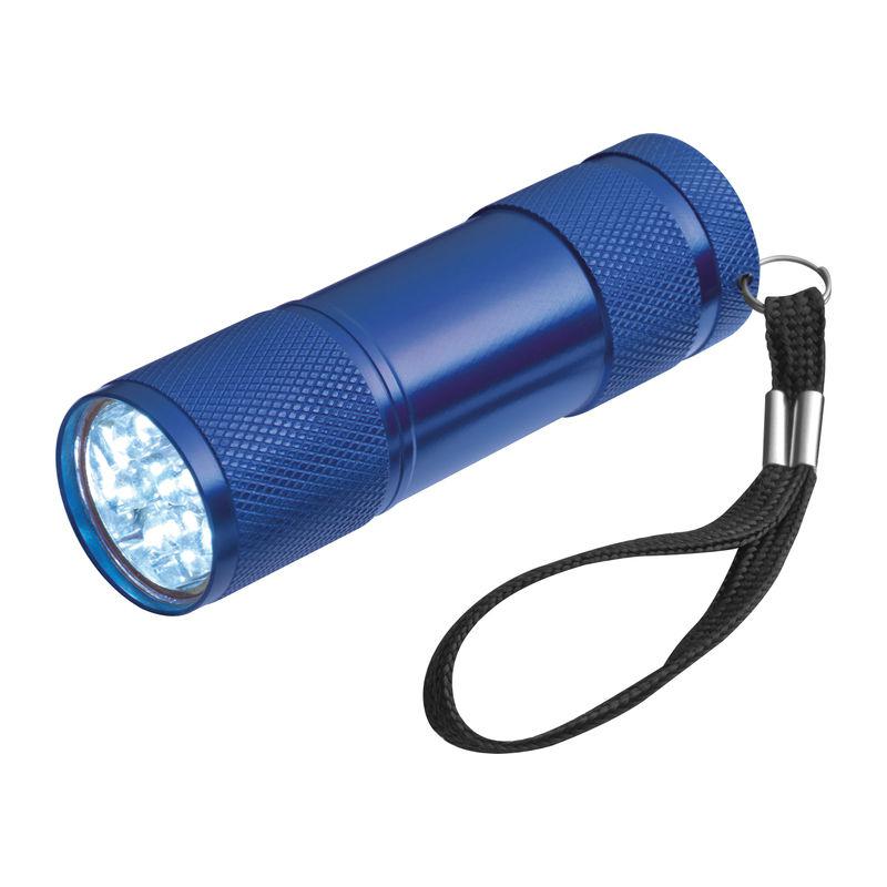 Lanternă cu 9 LED-uri în cutie Albastru