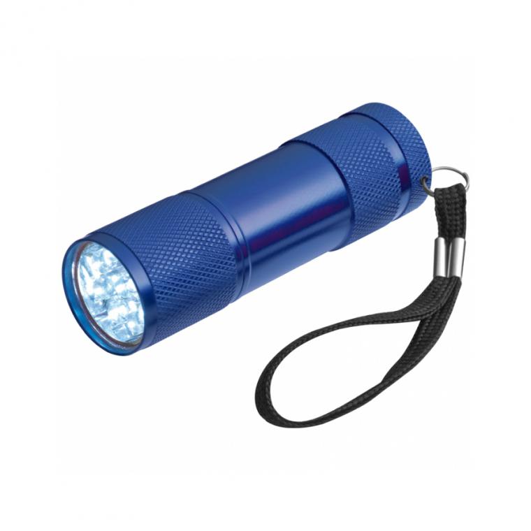 Lanternă cu 9 LED-uri în cutie Roșu