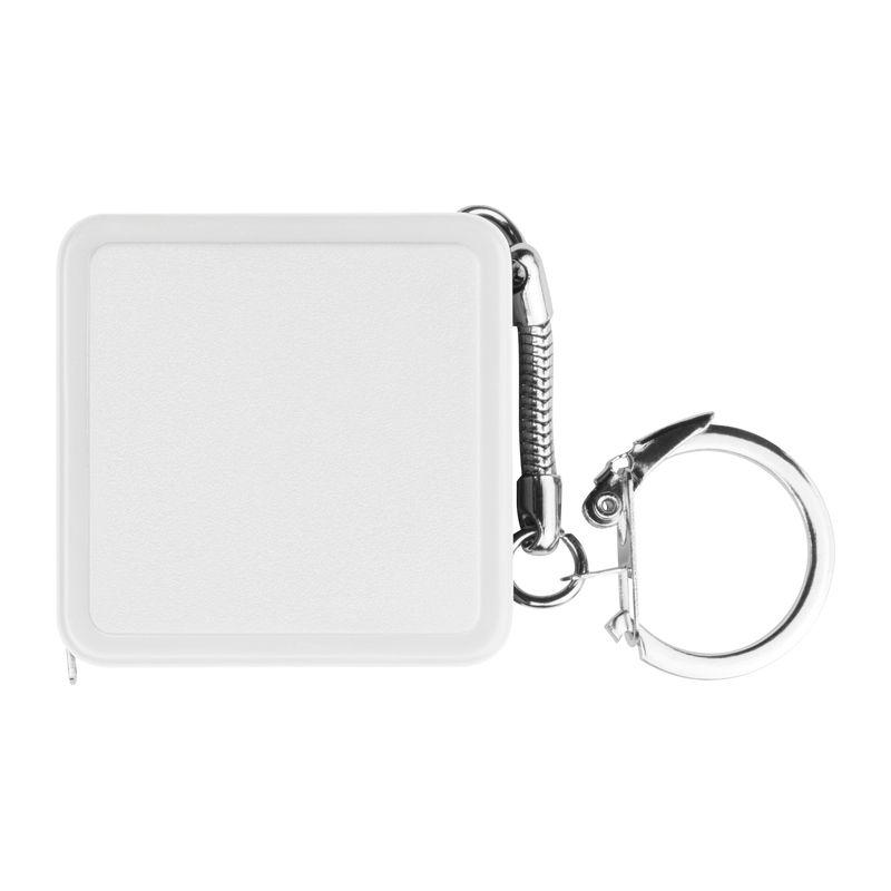 Ruletă de 1 m, cu breloc Alb