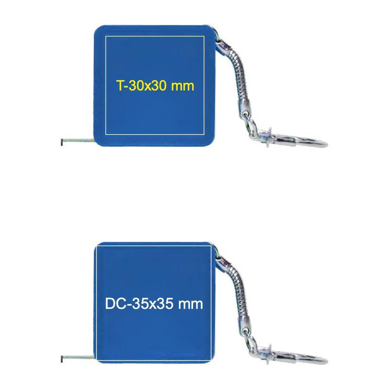 Ruletă de 1 m, cu breloc Orion Navy Blue