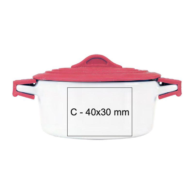 Vas cu capac din silicon Roșu