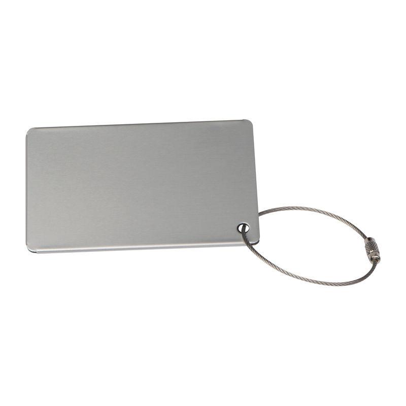 Eticheta bagaj cu kit supraviețuire Negru