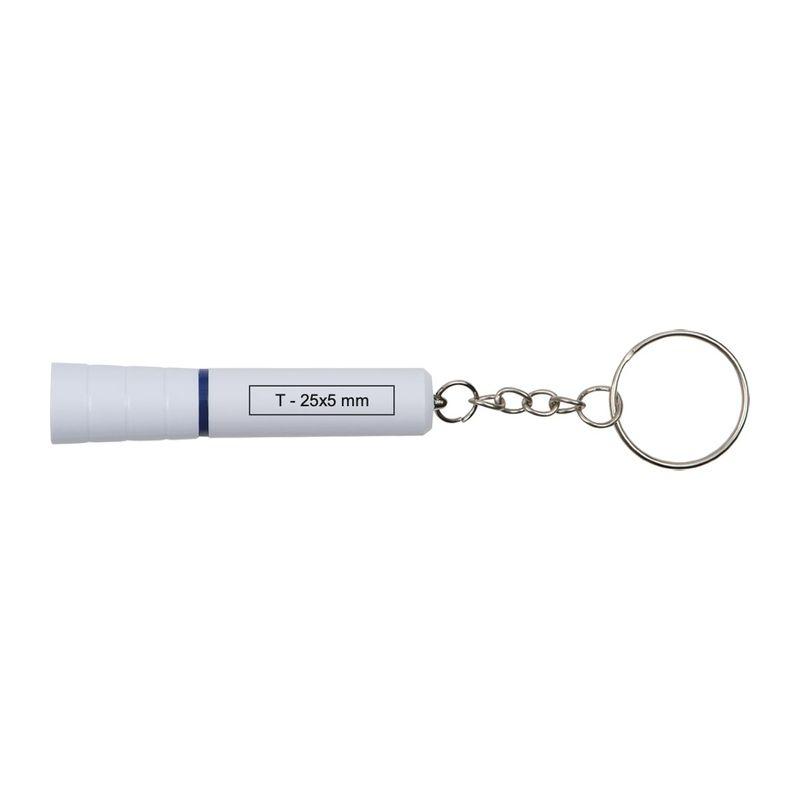 Breloc cu lanternă 1 LED Alb