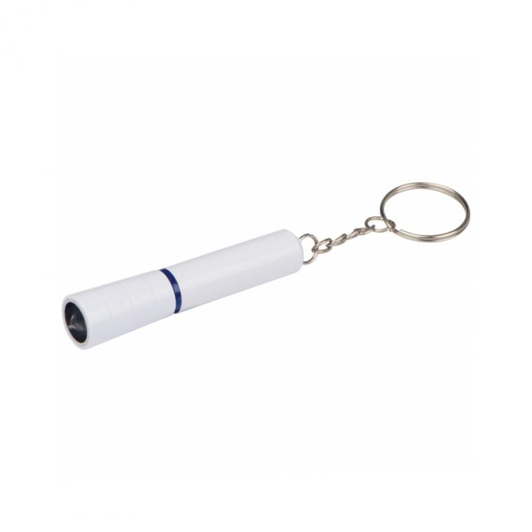 Breloc cu lanternă 1 LED Alb