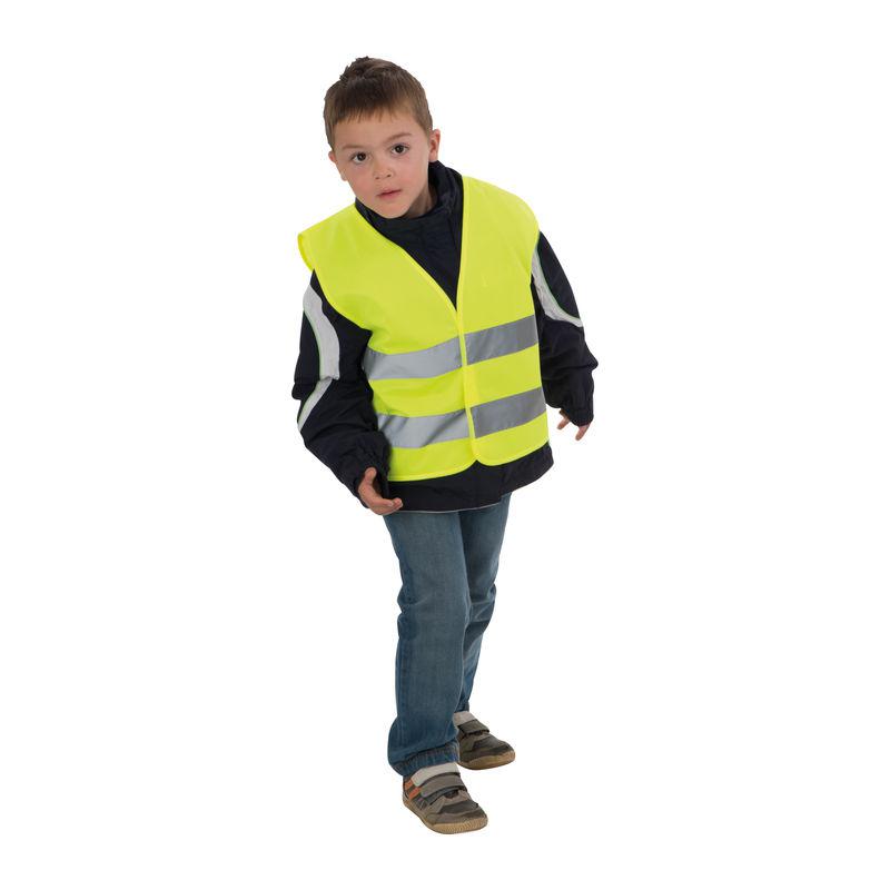 Vestă reflectorizantă pt copii Galben S