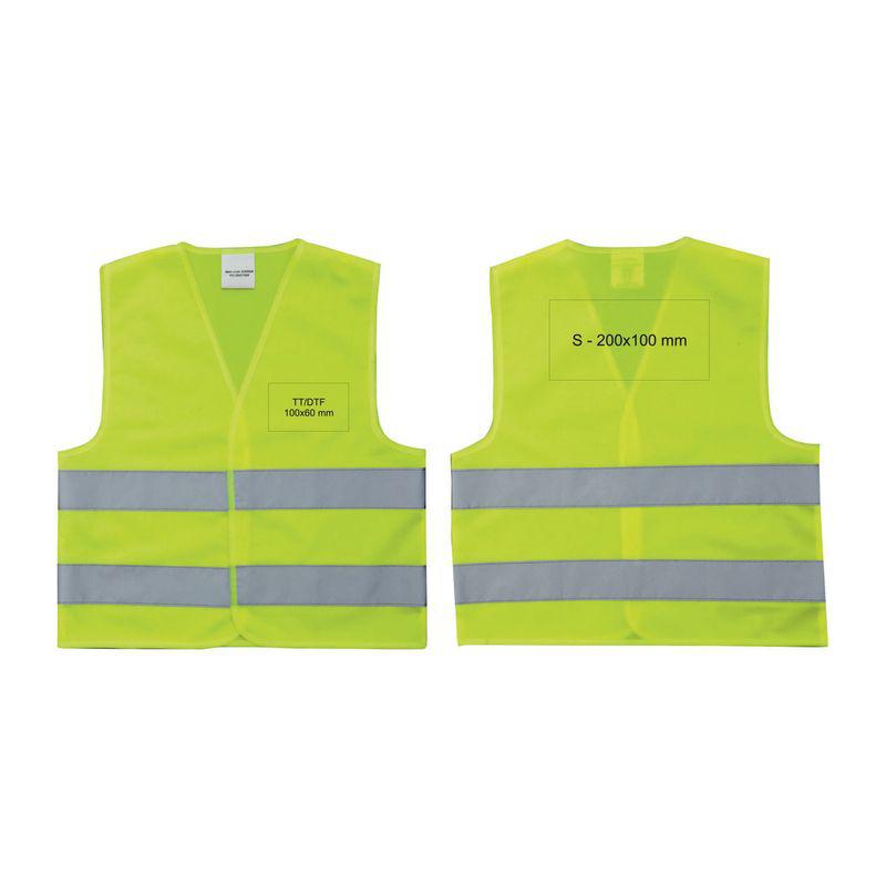 Vestă reflectorizantă pt copii Galben S