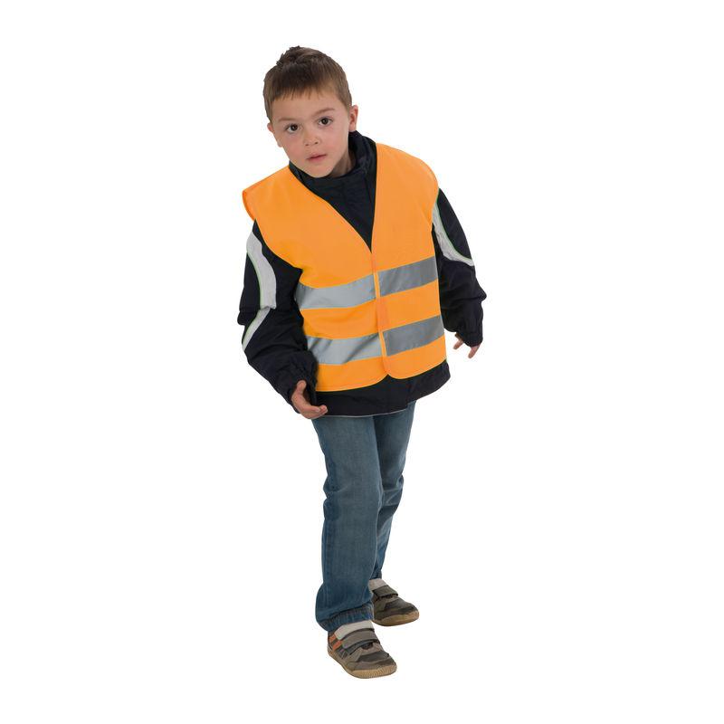 Vestă reflectorizantă pt copii Portocaliu