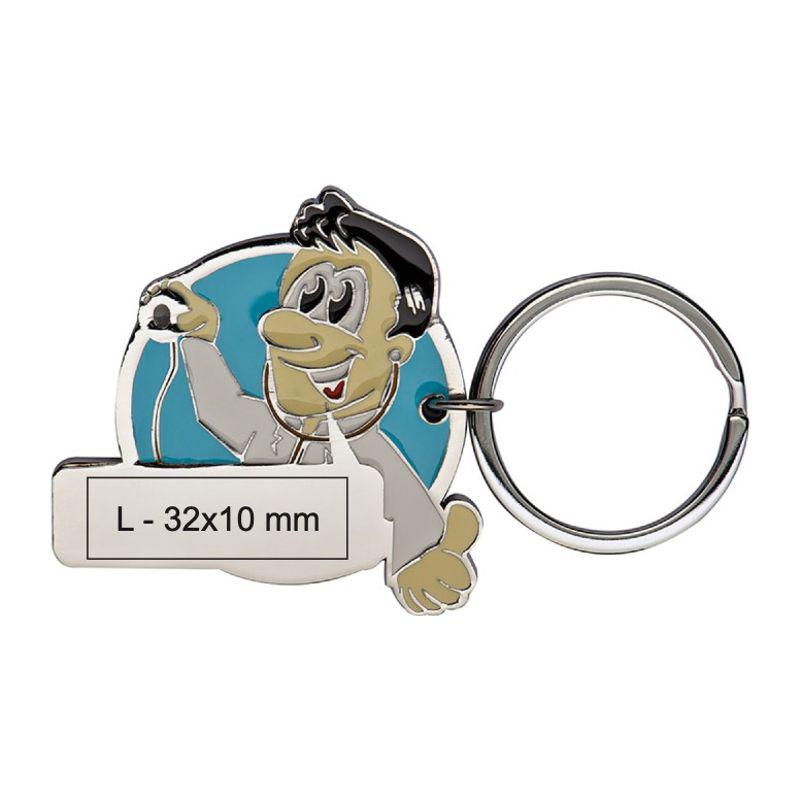 Breloc omuleţ Light Blue