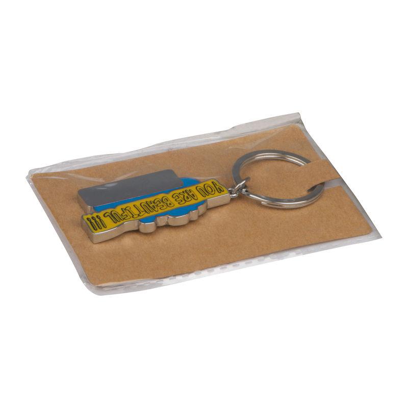 Breloc ”You are beautiful!!!” Light Blue