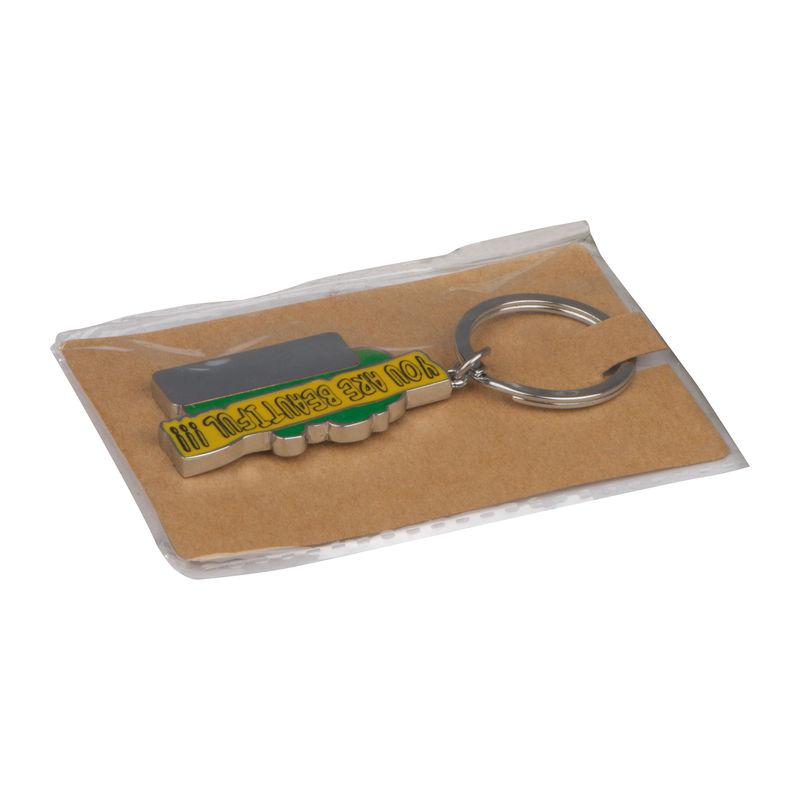 Breloc ”You are beautiful!!!” Verde