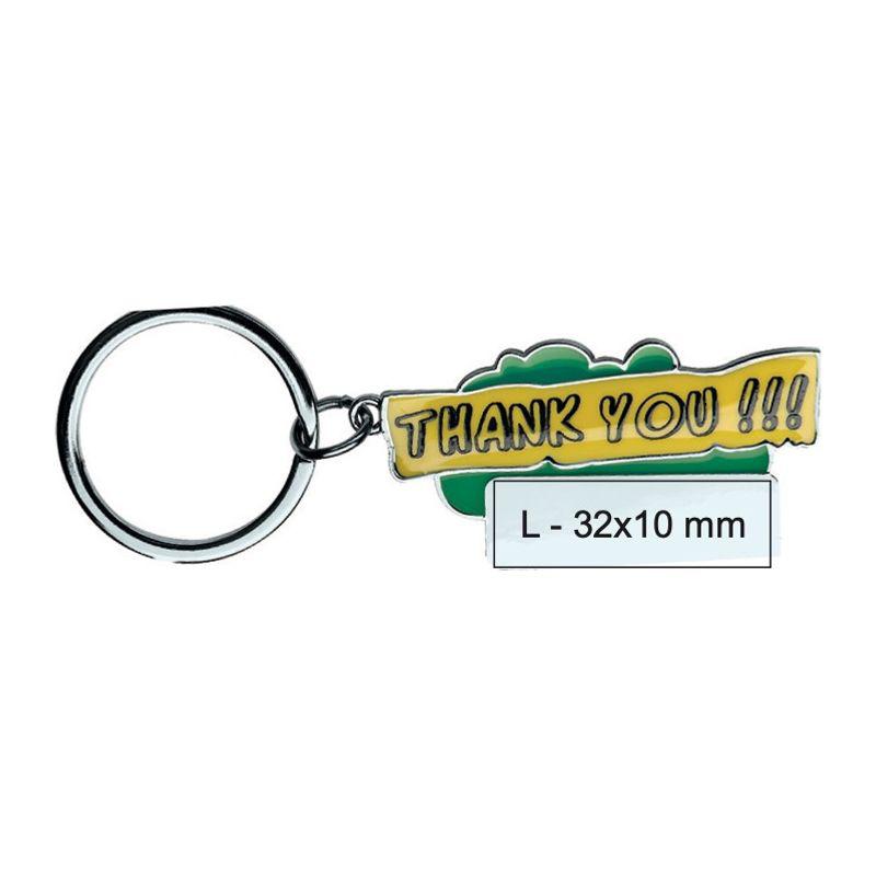 Breloc ”Thank you” Verde