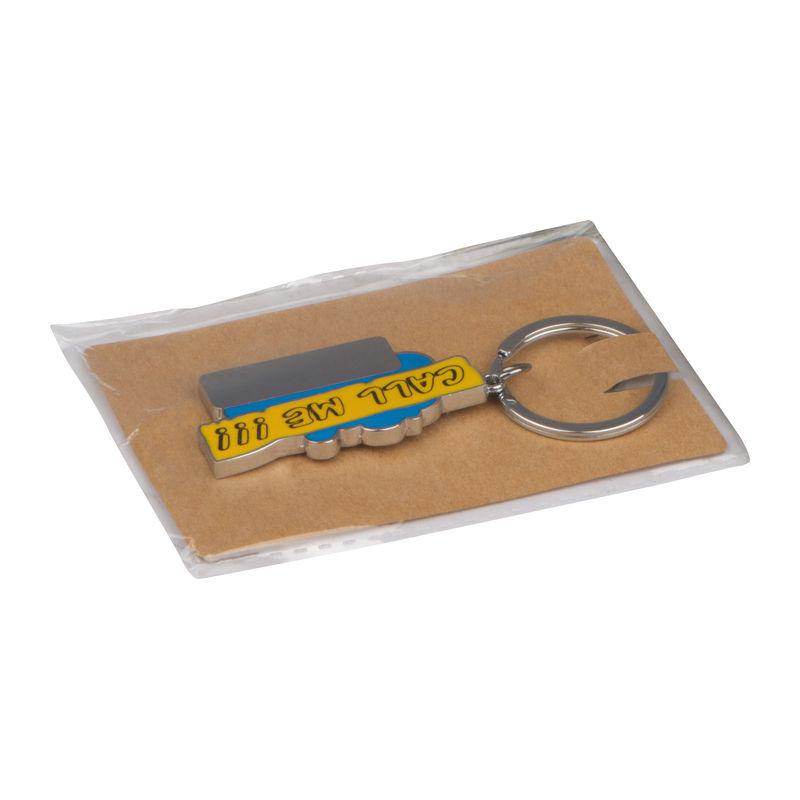 Breloc ”Call me!!!” Light Blue