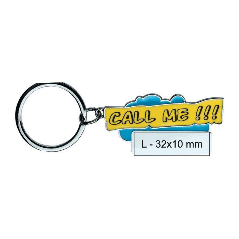 Breloc ”Call me!!!” Light Blue