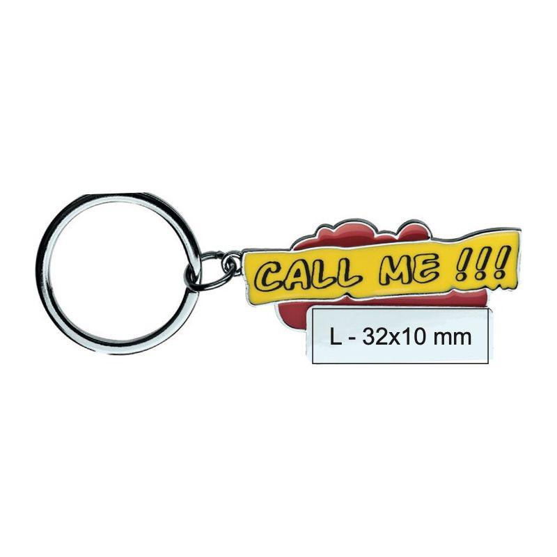Breloc ”Call me!!!” Roșu