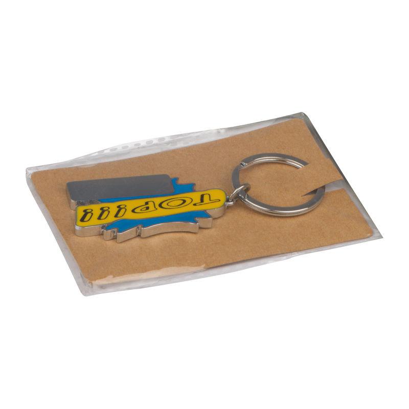 Breloc ”Top!!!” Light Blue