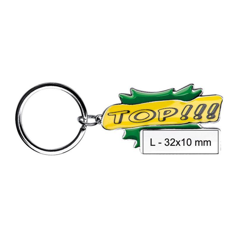 Breloc ”Top!!!” Verde