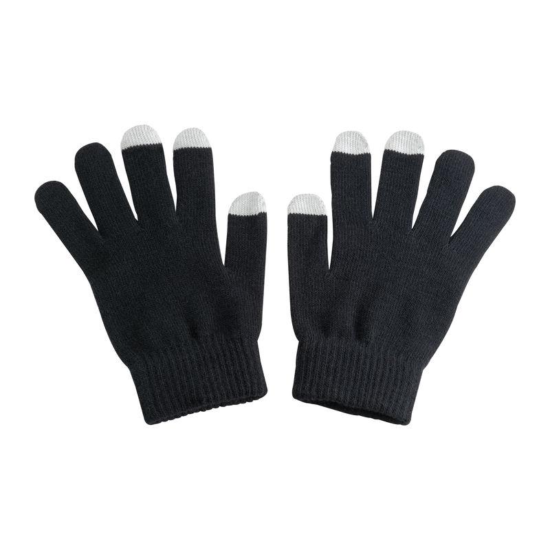 Mănuși din acril pentru dispozitive touch Negru Marime universala