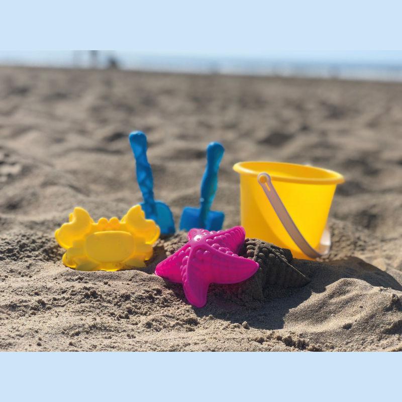 Găleatușă cu jucării de plajă Negru