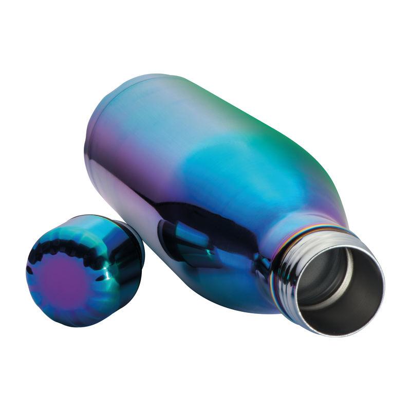 Sticlă metalică multicoloră Negru