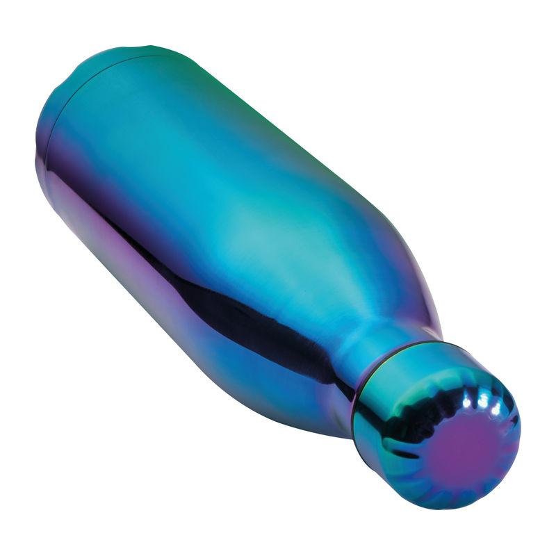 Sticlă metalică multicoloră Negru