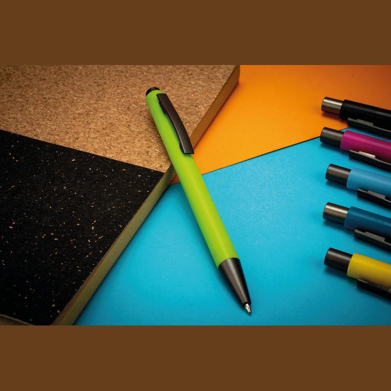 Pix plastic cu clip metalic LIght Green