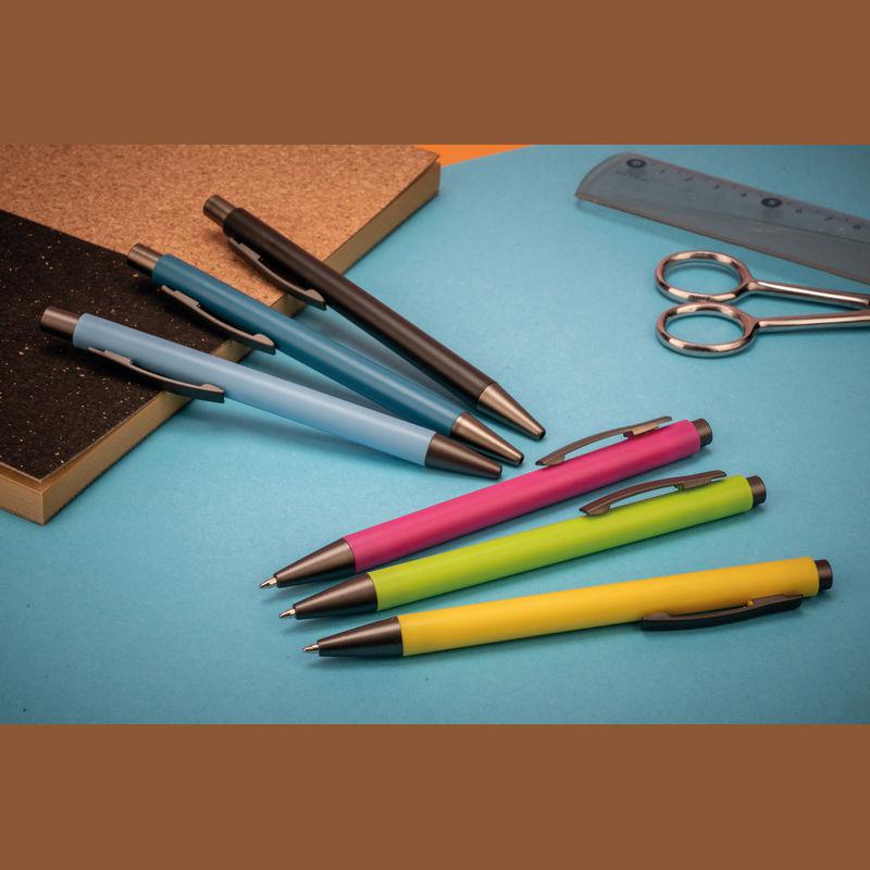 Pix plastic cu clip metalic LIght Green