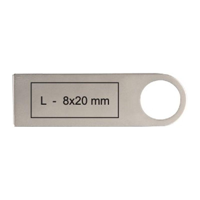 USB stick metalic 8GB Gri