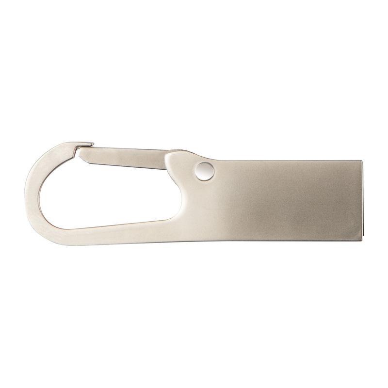 USB stick metalic cu carabină 8GB Gri