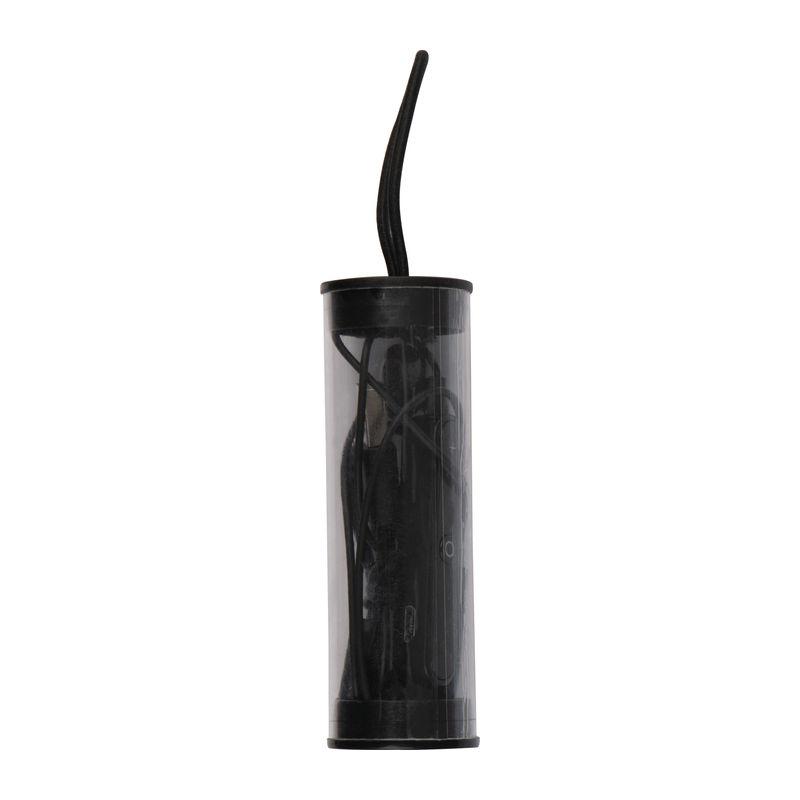 Căşti bluetooth în husă transparentă Negru