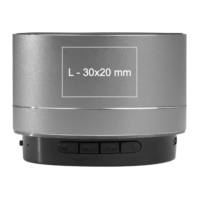 Boxă bluetooth din aluminiu Gri
