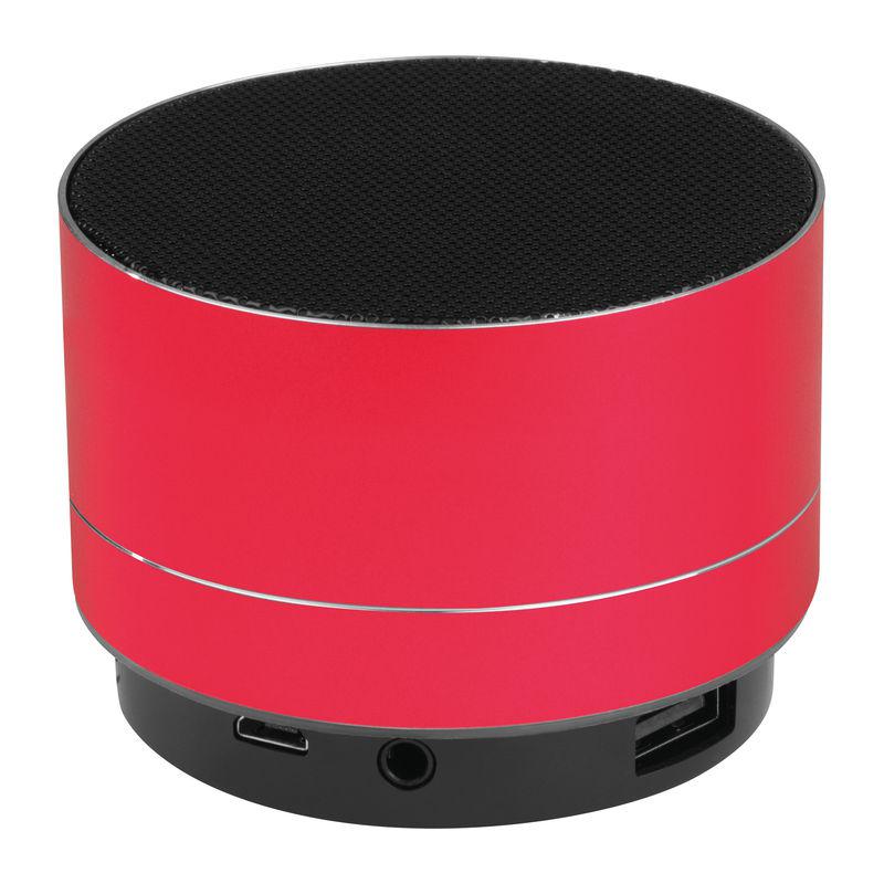 Boxă bluetooth din aluminiu Roșu