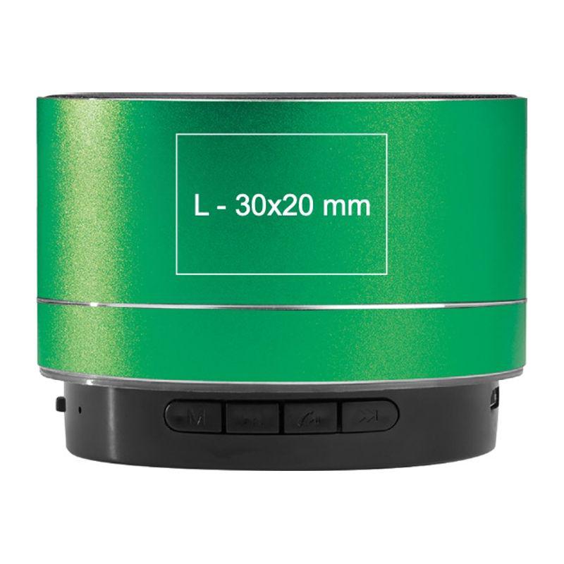 Boxă bluetooth din aluminiu Verde