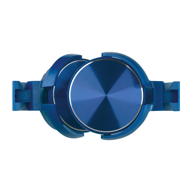 Căști bluetooth cu plăcuță metalică  Orion Navy Blue