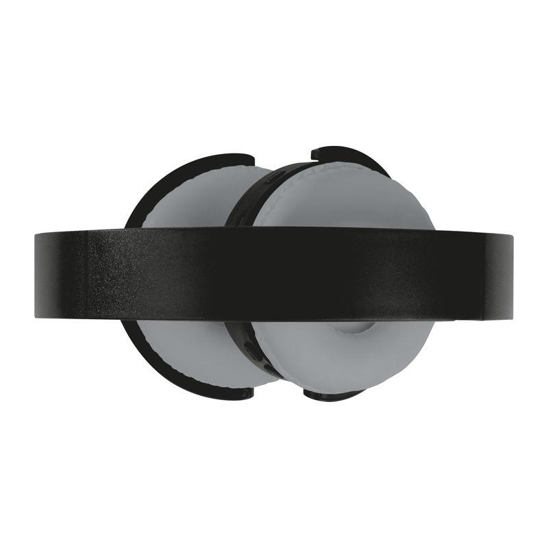 Căști bluetooth cu plăcuță metalică  Negru