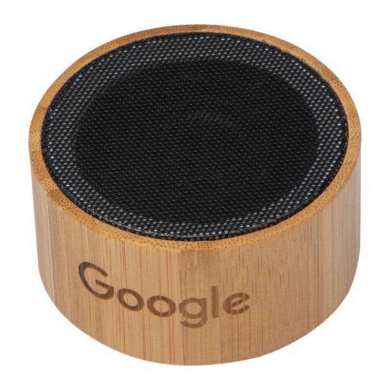 Boxă bluetooth cu înveliş din bambus Beige