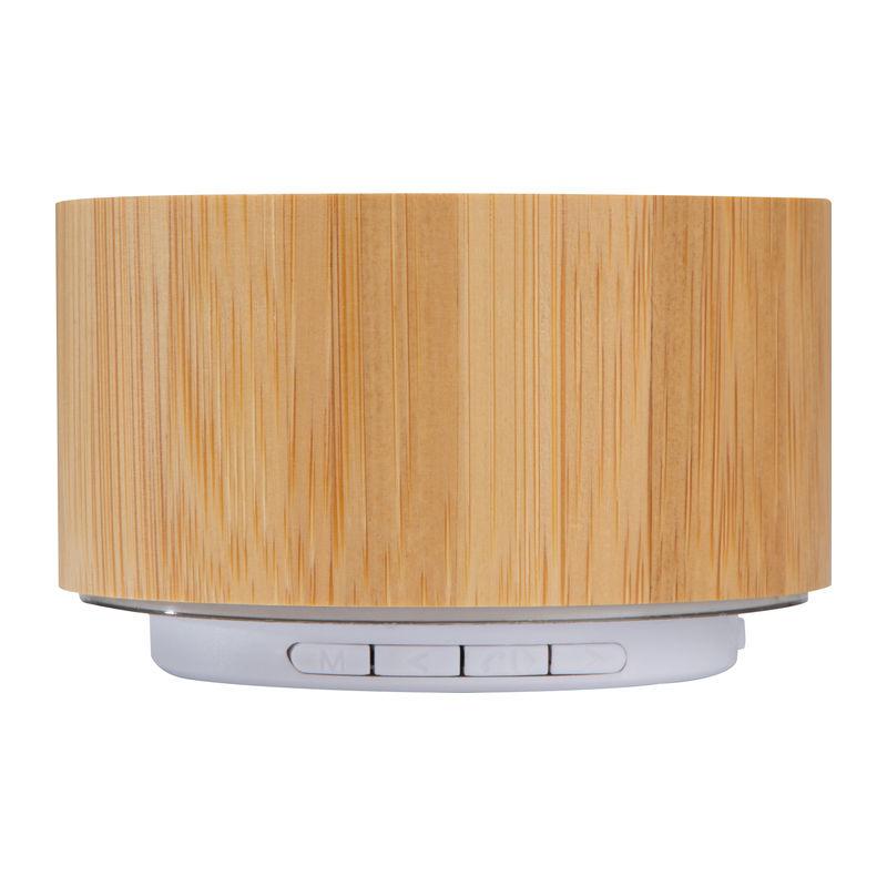 Boxă bluetooth cu înveliş din bambus Beige