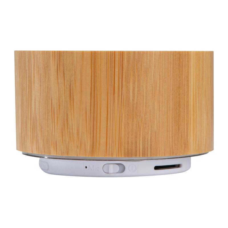 Boxă bluetooth cu înveliş din bambus Beige