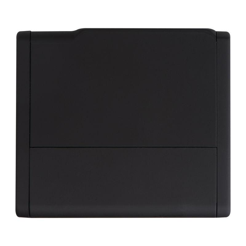 Adaptor de călătorie cauciucat Negru