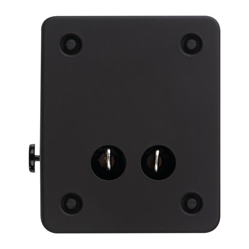 Adaptor de călătorie cauciucat Negru