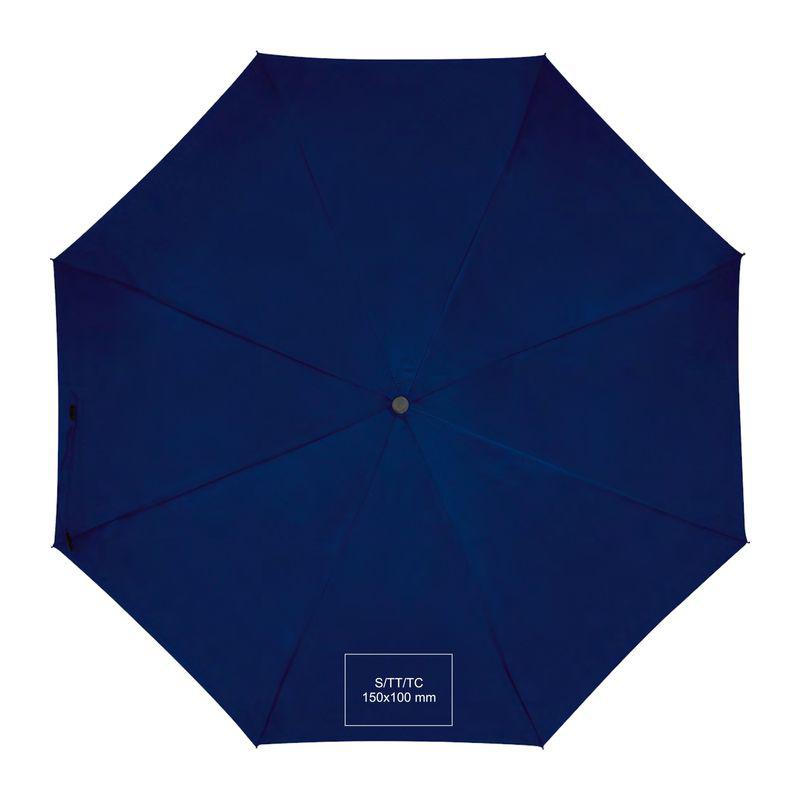 Umbrelă automată cu mâner în formă de carabină Albastru Inchis