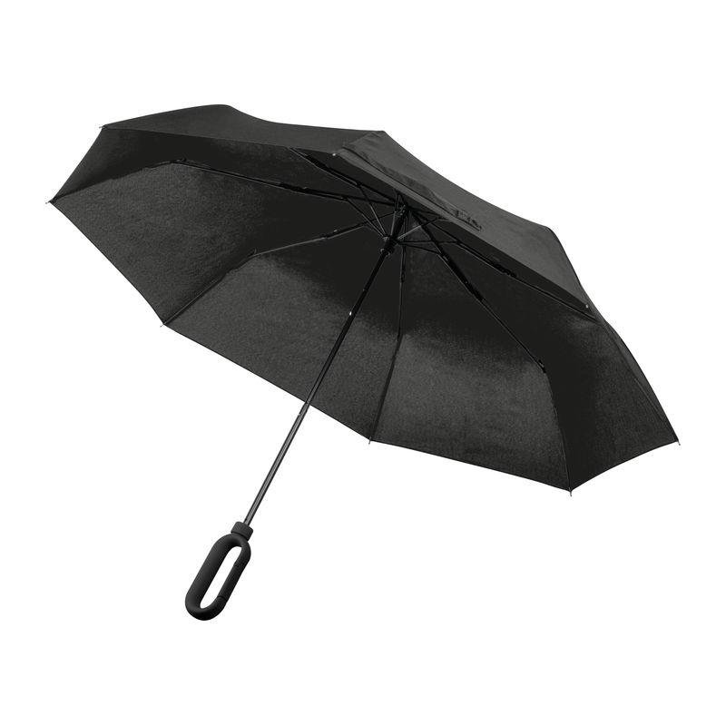 Umbrelă automată cu mâner în formă de carabină Negru